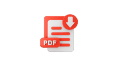 Bouton télécharger PDF résiliation - Bail (Préavis : 1 mois)